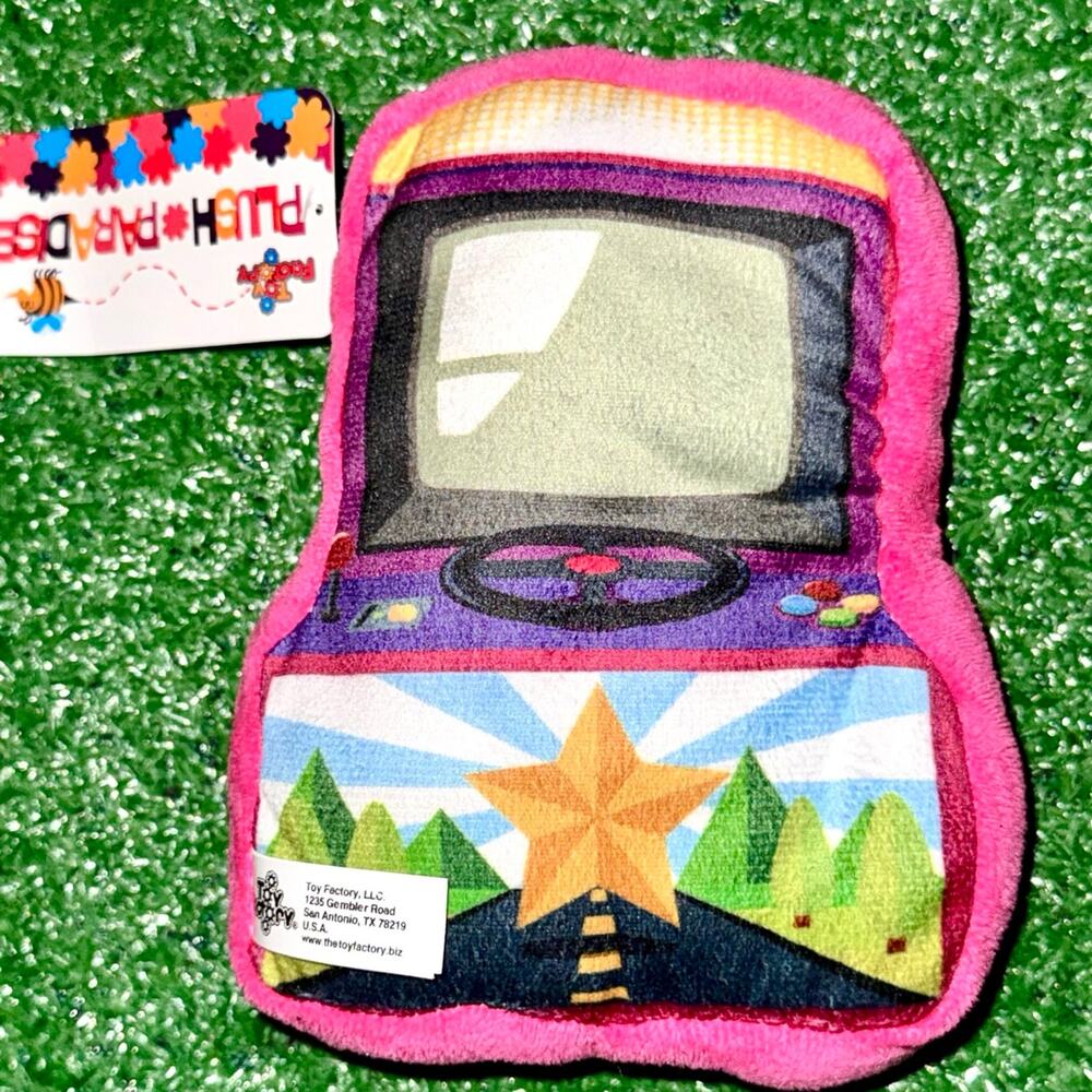 Plush Paradise Hot Pink Game Arcade Machine Toy New With Tag